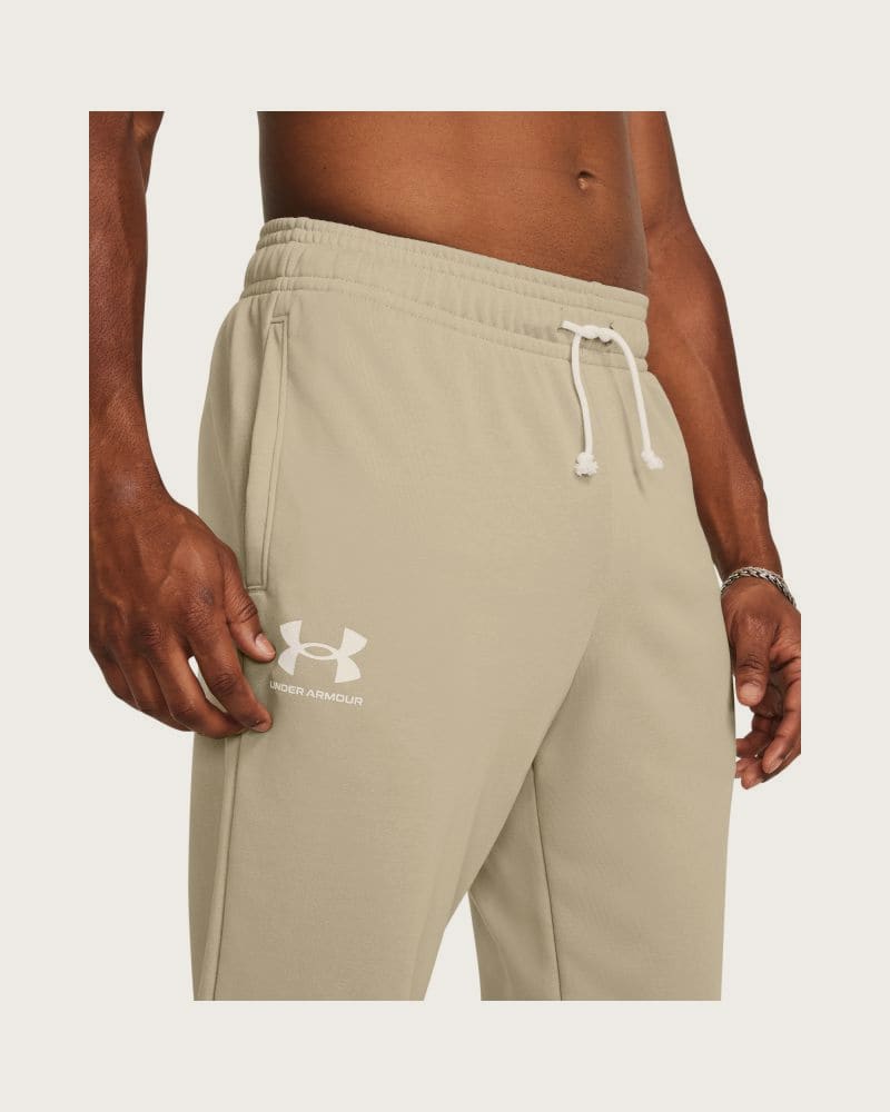 Pánske tepláky UNDER ARMOUR UA Rival Terry Jogger-BRN – fotka 2