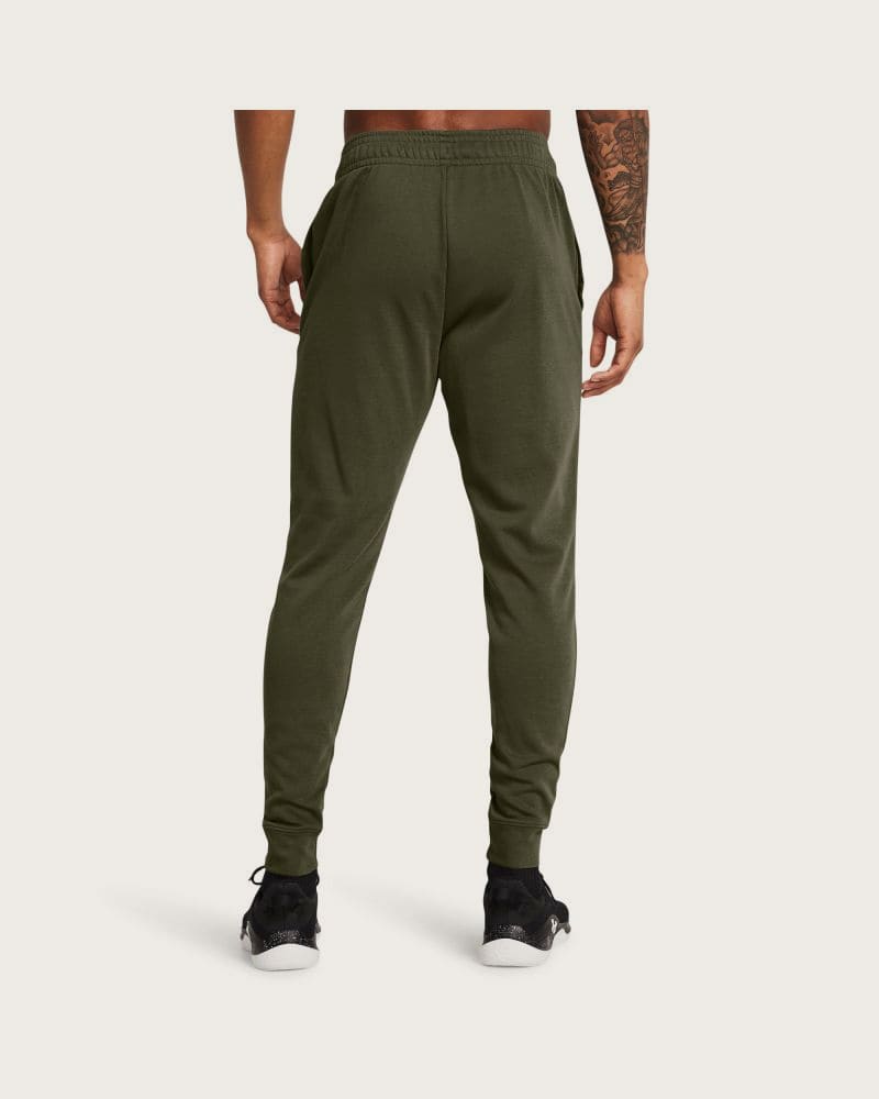 Pánske tepláky UNDER ARMOUR UA Rival Terry Jogger-GRN – fotka 3
