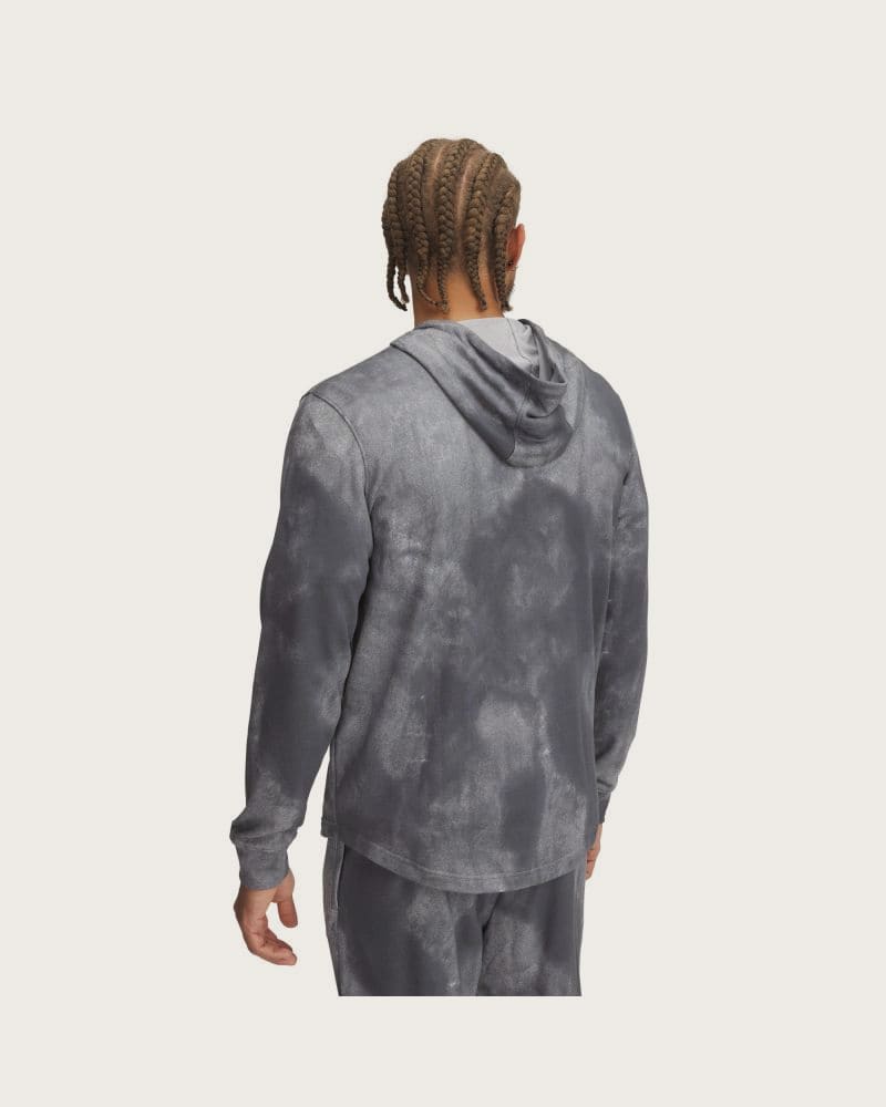 Pánska mikina s kapucňou UNDER ARMOUR UA Rival Terry AOP Hood Q1-GRY – fotka 2