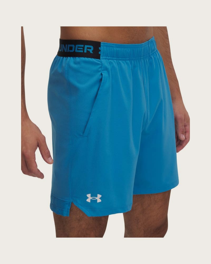 Pánske tréningové kraťasy UNDER ARMOUR UA Vanish Woven 6in Shorts-BLU – fotka 2