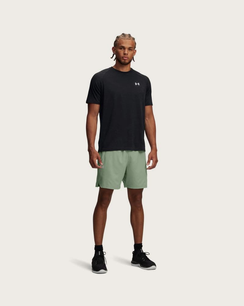 Pánske tréningové kraťasy UNDER ARMOUR Vanish Woven 6in Graphic Sts-GRN – fotka 4