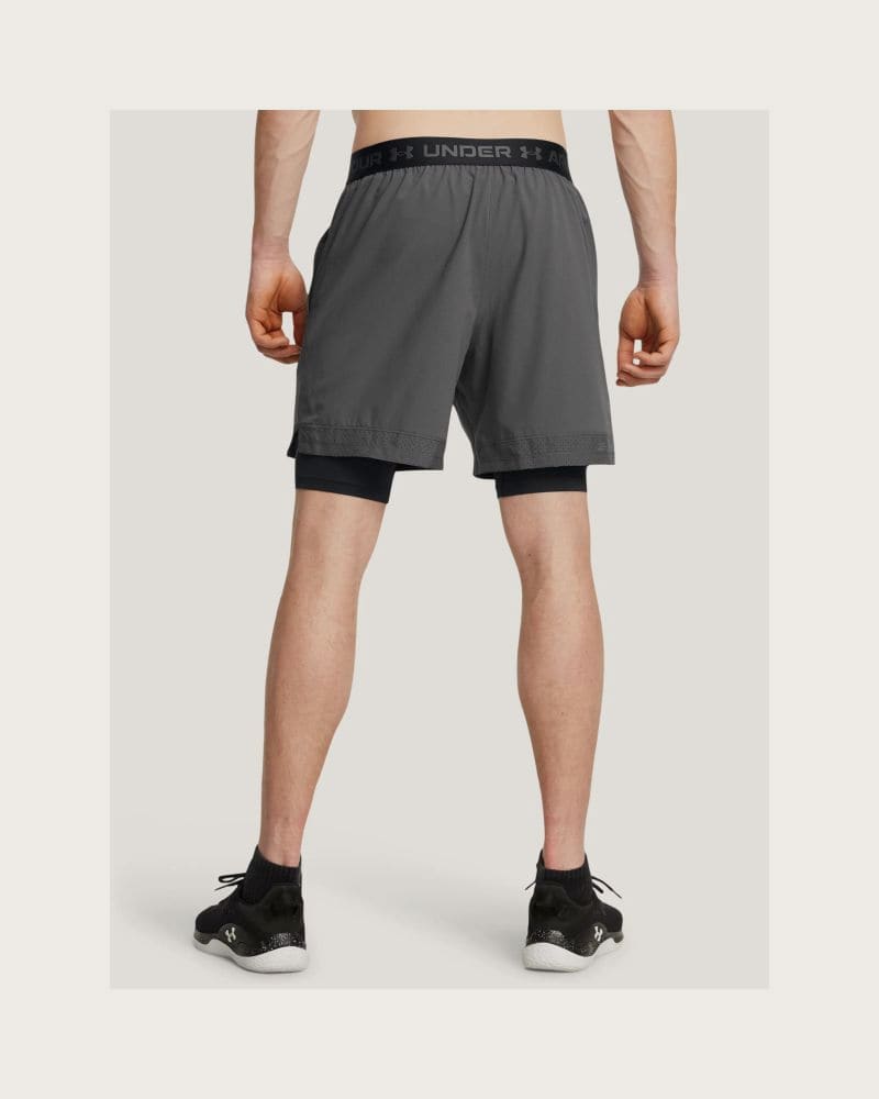 Pánske tréningové kraťasy UNDER ARMOUR UA Vanish Woven 2in1 Sts-GRY – fotka 3
