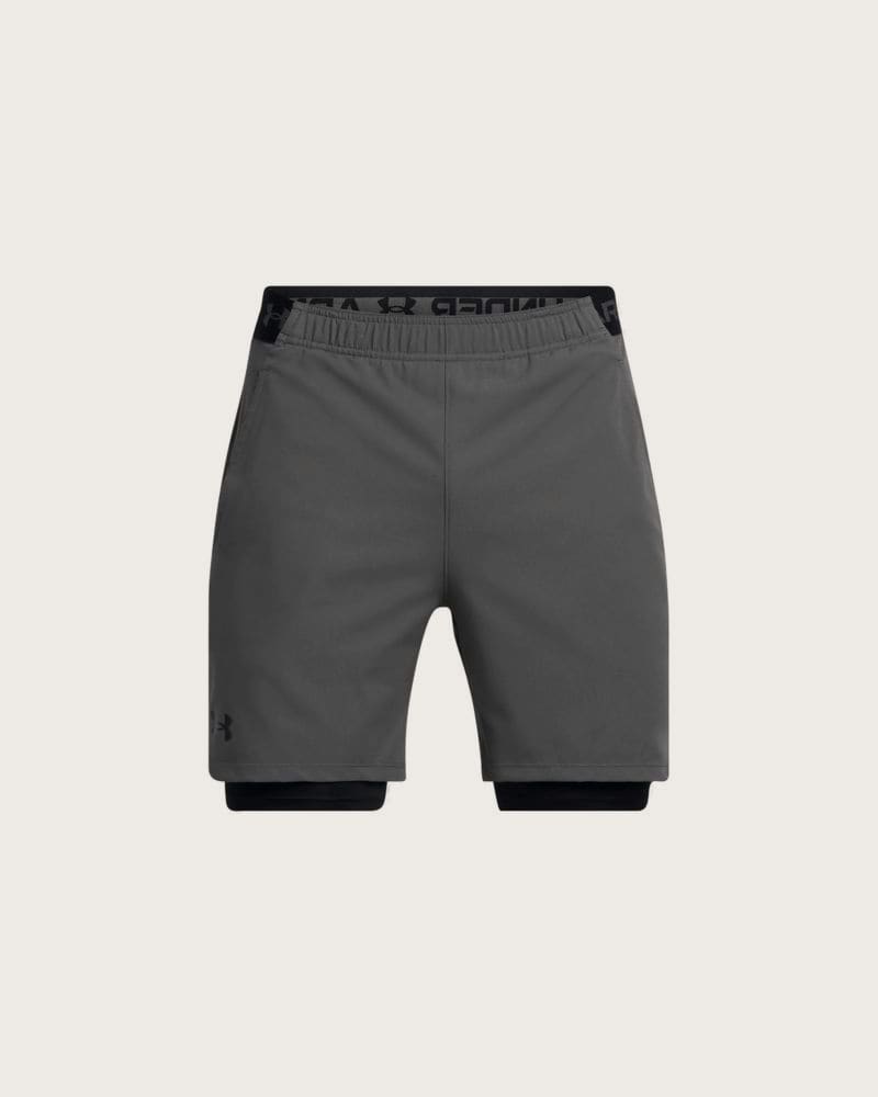 Pánske tréningové kraťasy UNDER ARMOUR UA Vanish Woven 2in1 Sts-GRY – fotka 5