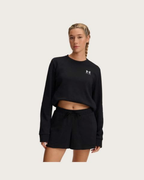 Dámska mikina UNDER ARMOUR UA Rival Terry Crew-BLK