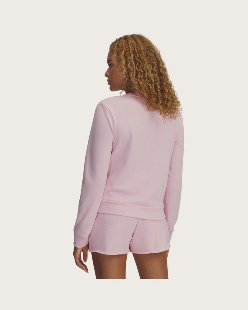 Dámska mikina UNDER ARMOUR UA Rival Terry Crew-PNK – fotka 2