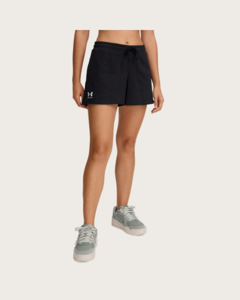 Dámske teplákové kraťasy UNDER ARMOUR UA Rival Terry Short-BLK