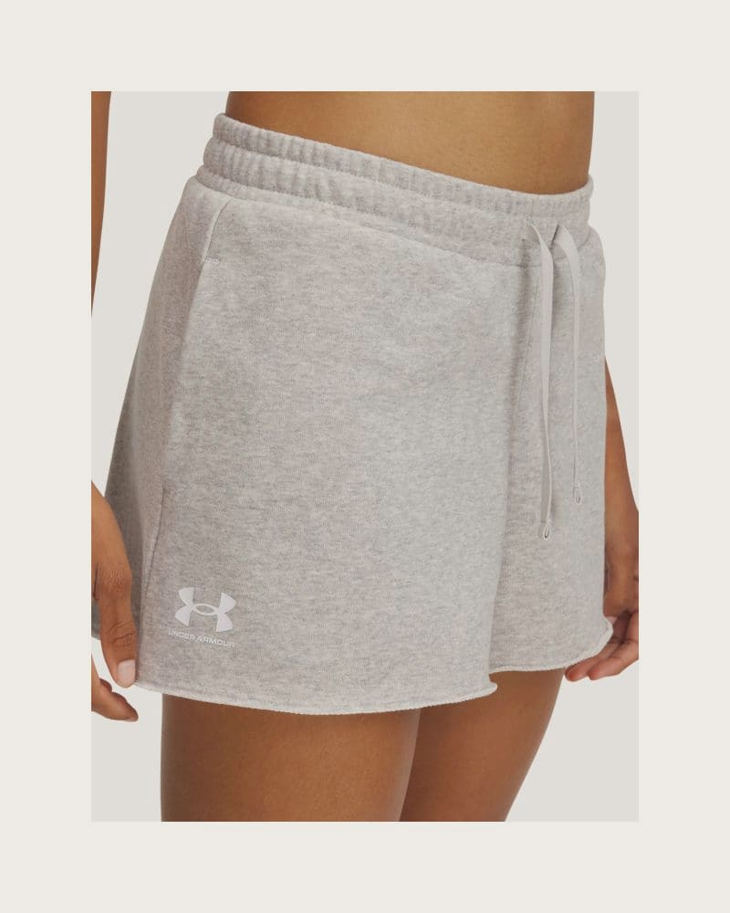 Dámske teplákové kraťasy UNDER ARMOUR UA Rival Terry Short-GRY – fotka 2