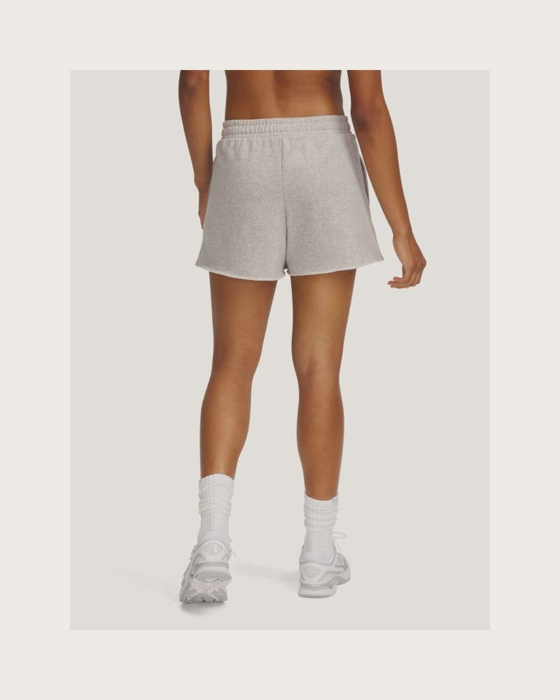 Dámske teplákové kraťasy UNDER ARMOUR UA Rival Terry Short-GRY – fotka 3