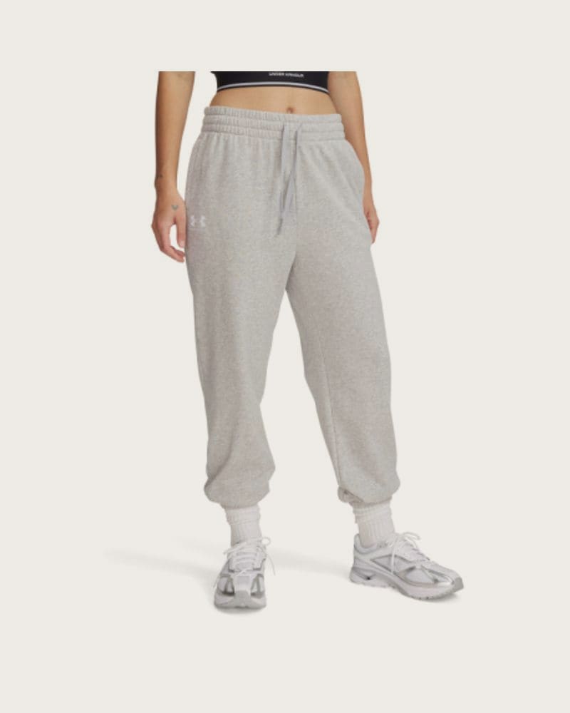 Dámske tepláky UNDER ARMOUR UA Rival Terry Jogger-GRY