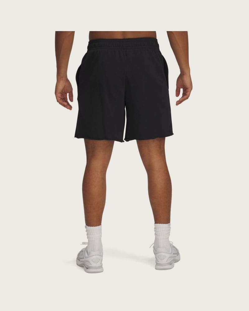 Pánske teplákové kraťasy UNDER ARMOUR UA Rival TerryLogo8inShort-BLK – fotka 3