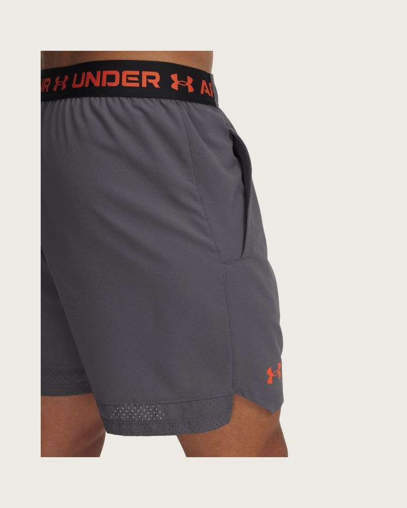 Pánske tréningové kraťasy UNDER ARMOUR UA Vanish Woven 6in Shorts-GRY – fotka 4
