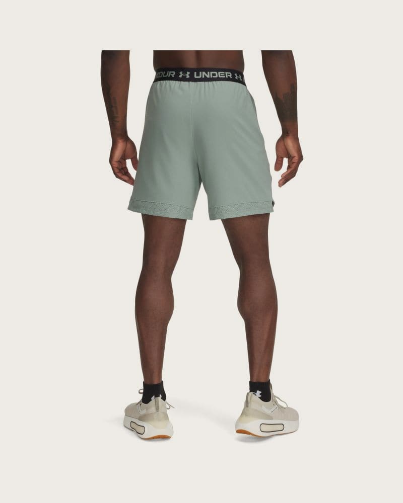 Pánske tréningové kraťasy UNDER ARMOUR UA Vanish Woven 6in Shorts-GRN – fotka 2