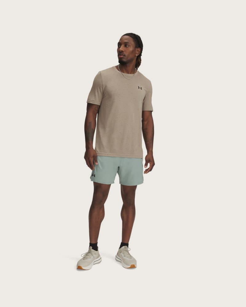 Pánske tréningové kraťasy UNDER ARMOUR UA Vanish Woven 6in Shorts-GRN – fotka 4