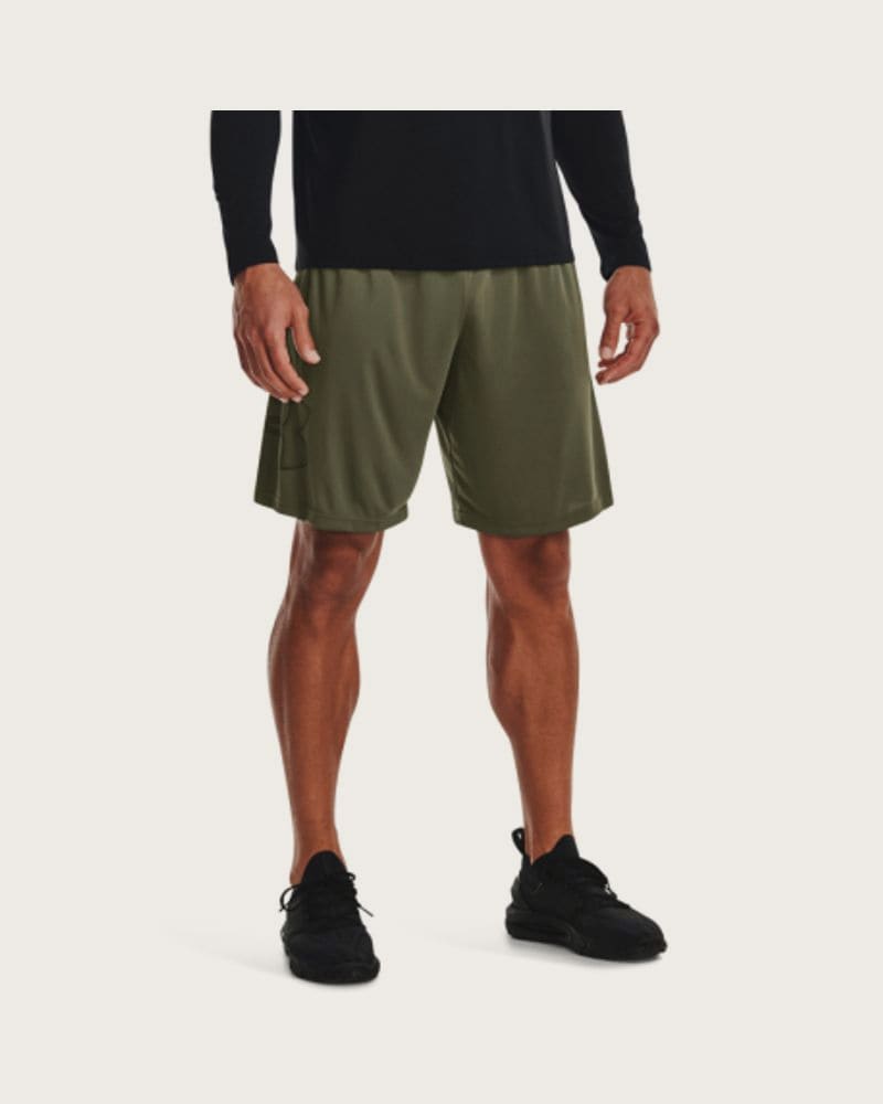 Pánske tréningové kraťasy UNDER ARMOUR UA TECH GRAPHIC SHORT-GRN