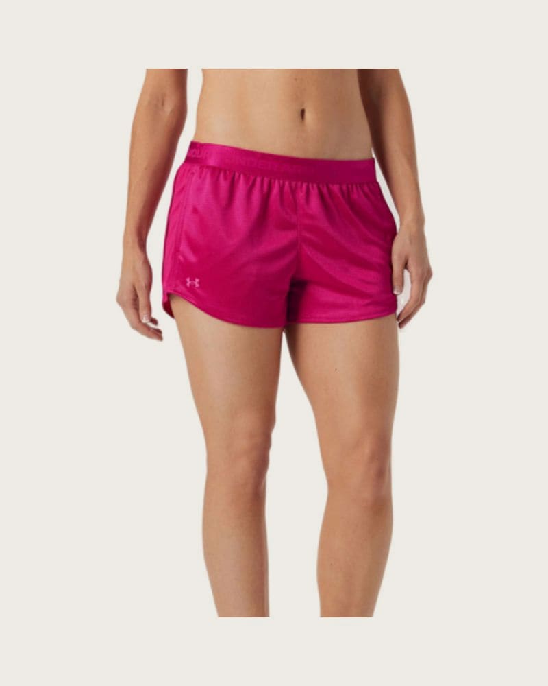 Dámske tréningové kraťasy UNDER ARMOUR Tech Play Up Shine Shorts-PPL