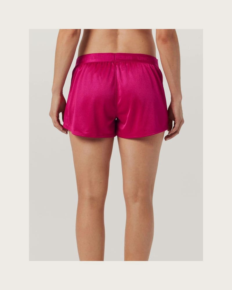 Dámske tréningové kraťasy UNDER ARMOUR Tech Play Up Shine Shorts-PPL – fotka 3