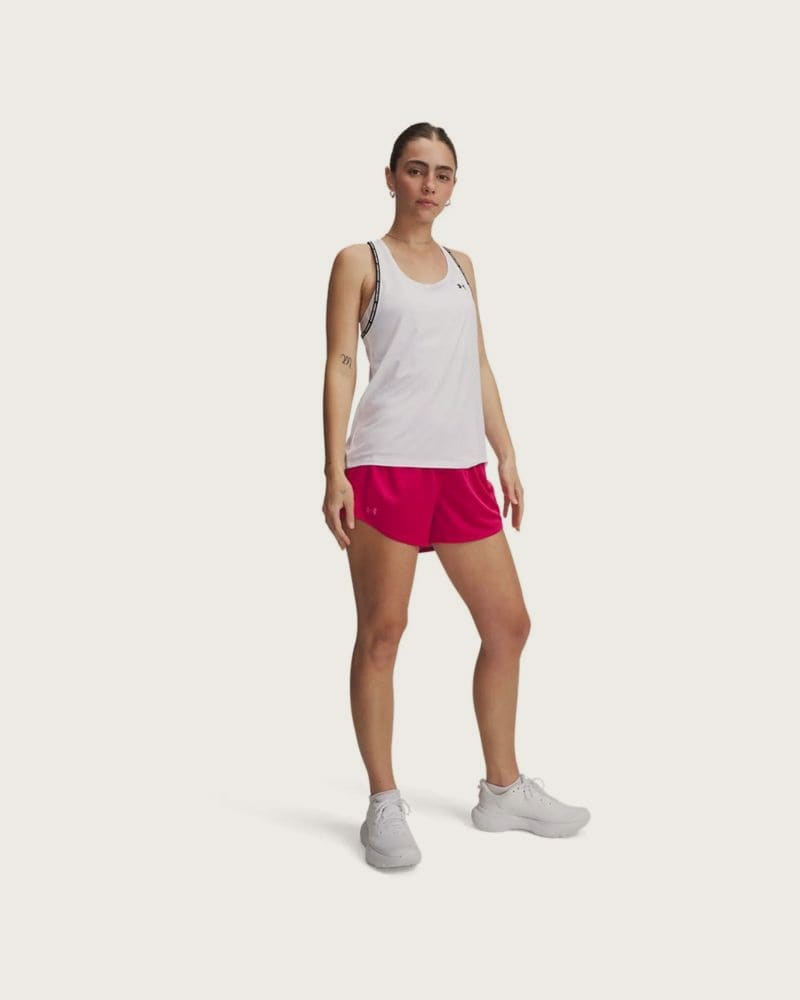 Dámske tréningové kraťasy UNDER ARMOUR Tech Play Up Shine Shorts-PPL – fotka 6