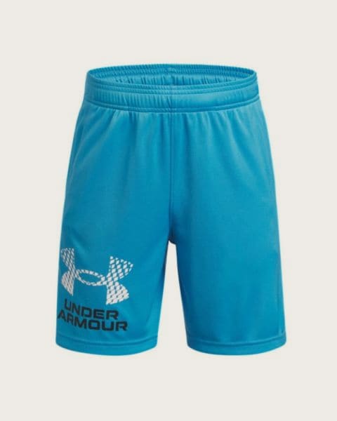 Chlapčenské tréningové kraťasy UNDER ARMOUR UA Tech Logo Shorts-BLU