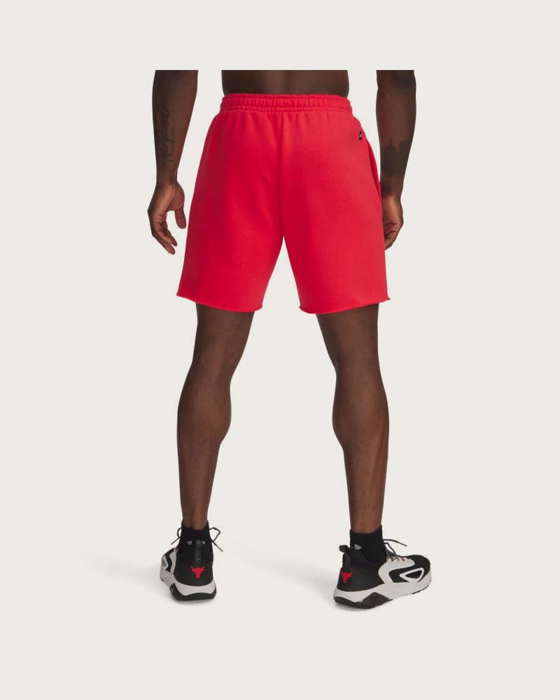 Pánske teplákové kraťasy UNDER ARMOUR Icon Flc Short-RED – fotka 2