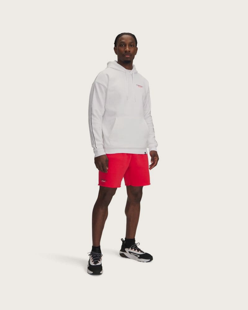 Pánske teplákové kraťasy UNDER ARMOUR Icon Flc Short-RED – fotka 4
