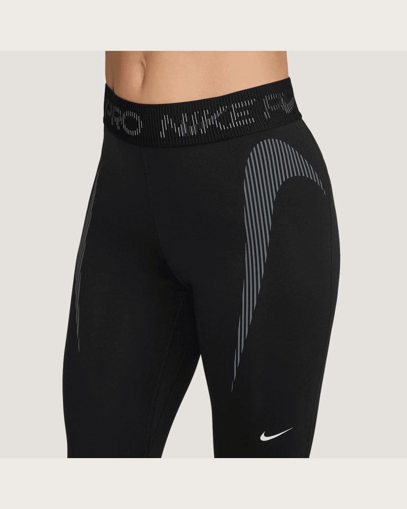 Dámske legíny NIKE PRO W NP DF MR 7 8 TIGHT TT GRX-010-Black – fotka 4