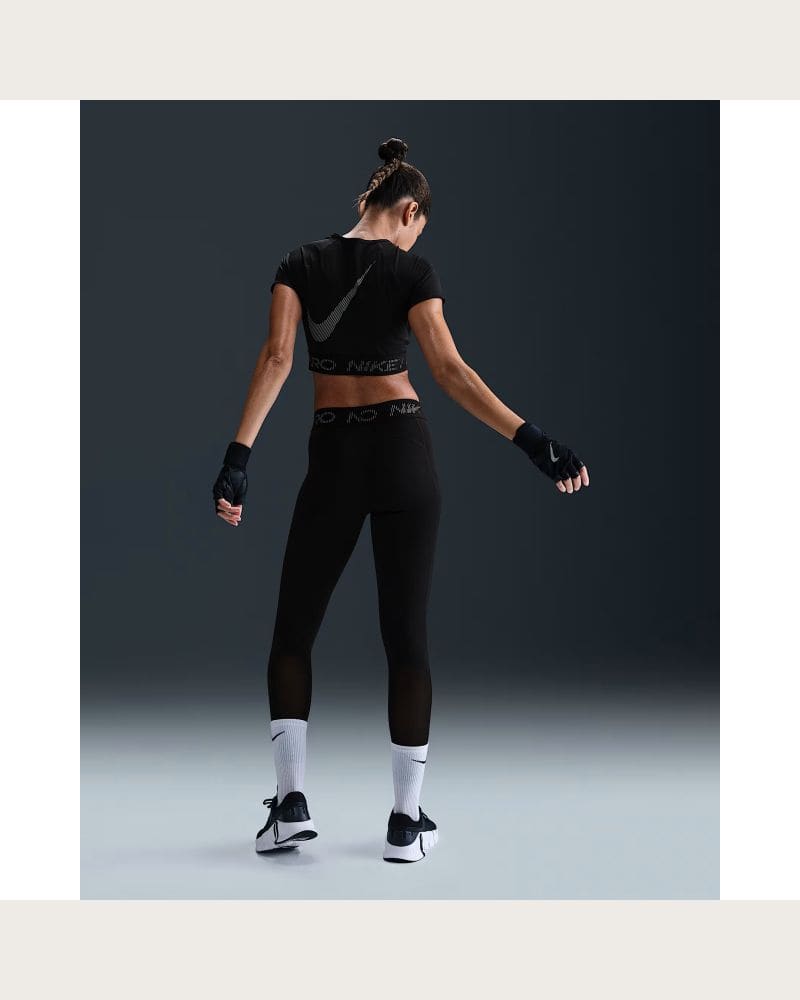 Dámske legíny NIKE PRO W NP DF MR 7 8 TIGHT TT GRX-010-Black – fotka 8