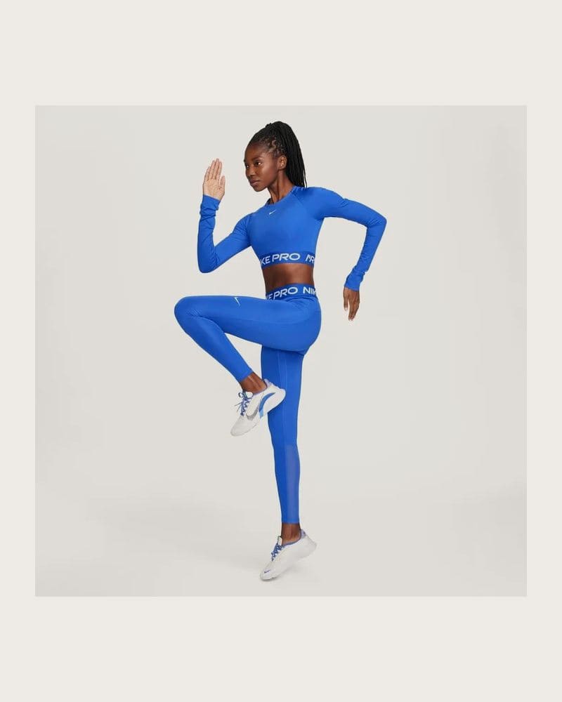 Dámske legíny NIKE PRO W NP 365 TIGHT-407-Blue – fotka 4