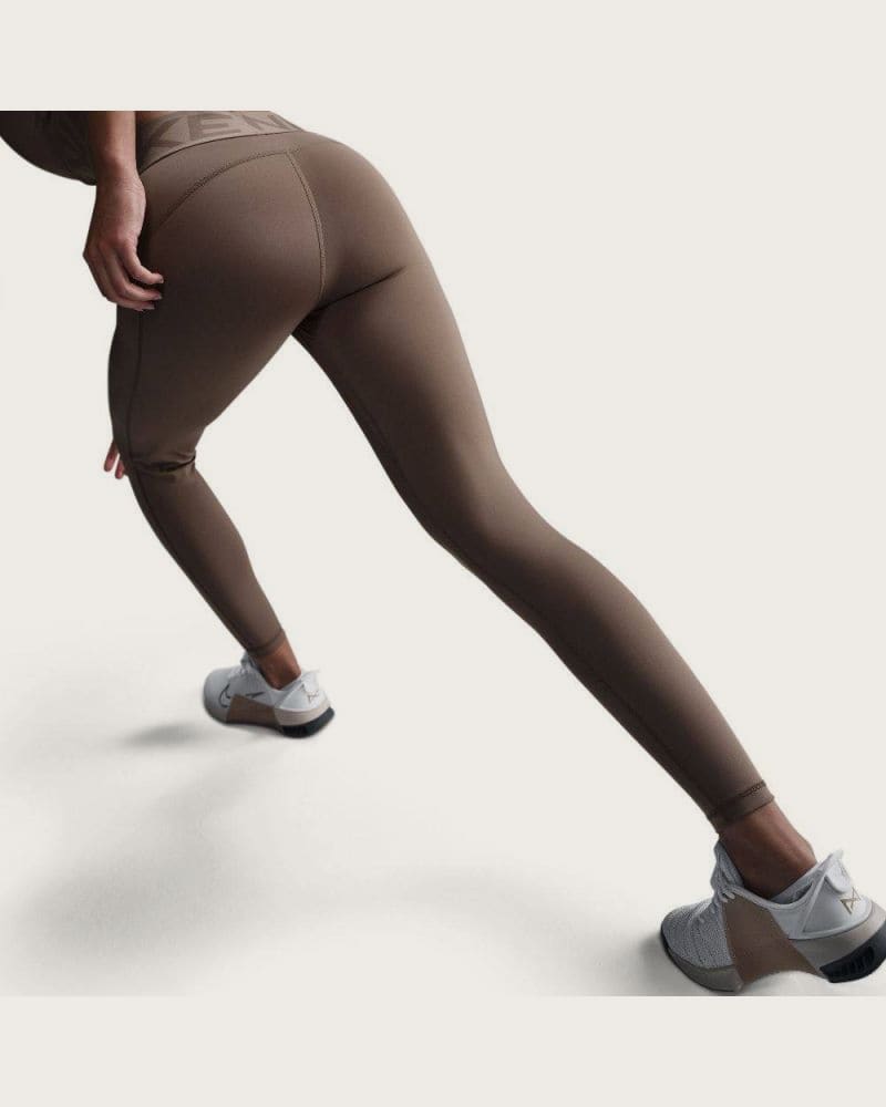 Dámske legíny NIKE PRO W NP SCULPT DF HR TIGHT-233-Brown – fotka 5