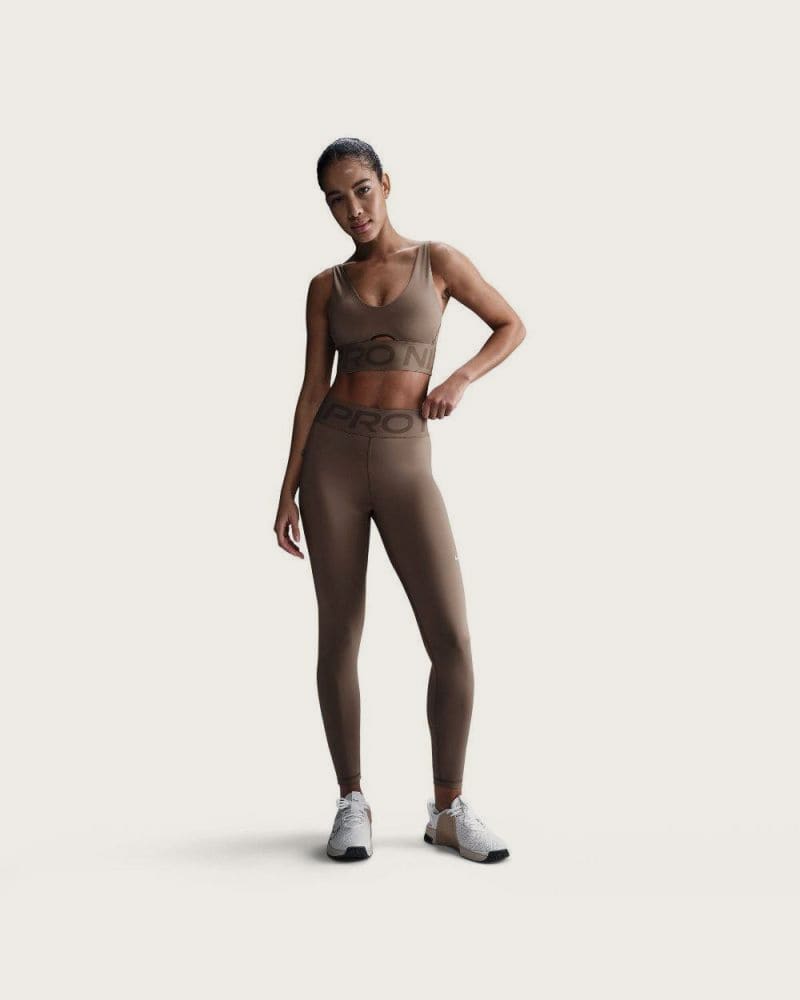 Dámske legíny NIKE PRO W NP SCULPT DF HR TIGHT-233-Brown – fotka 6