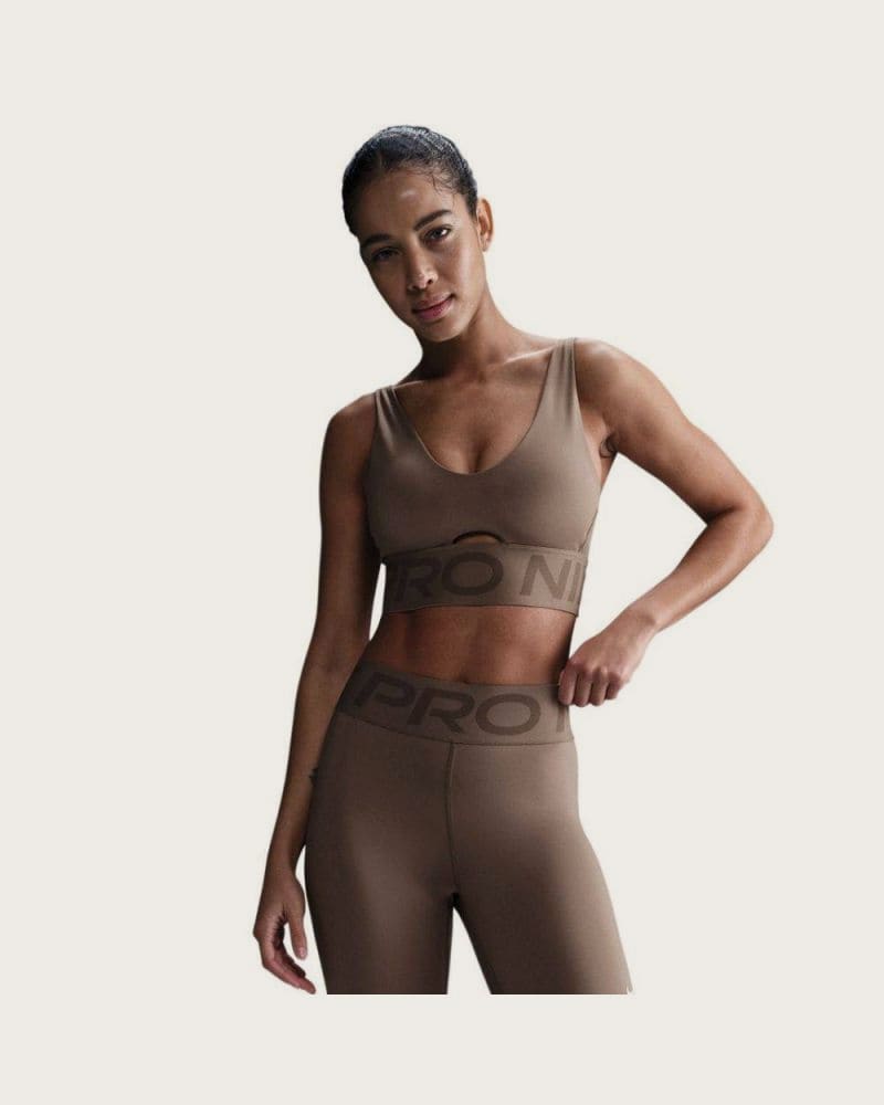 Dámske legíny NIKE PRO W NP SCULPT DF HR TIGHT-233-Brown – fotka 8