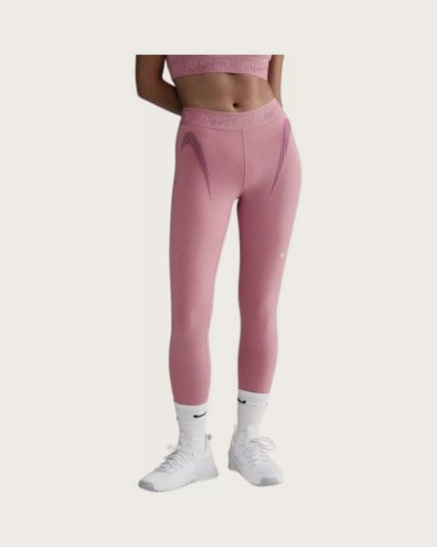 Dámske legíny NIKE PRO W NP DF MR 7 8 TIGHT TT GRX-699-Pink