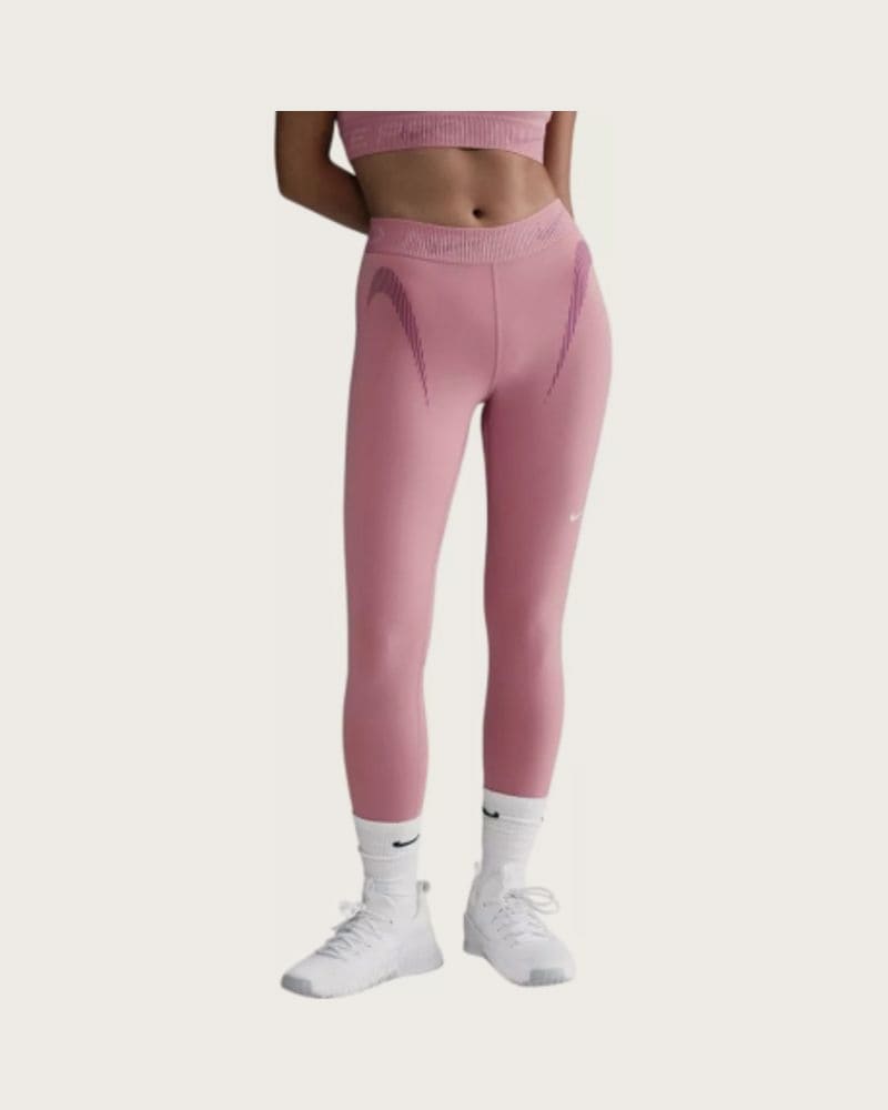 Dámske legíny NIKE PRO W NP DF MR 7 8 TIGHT TT GRX-699-Pink