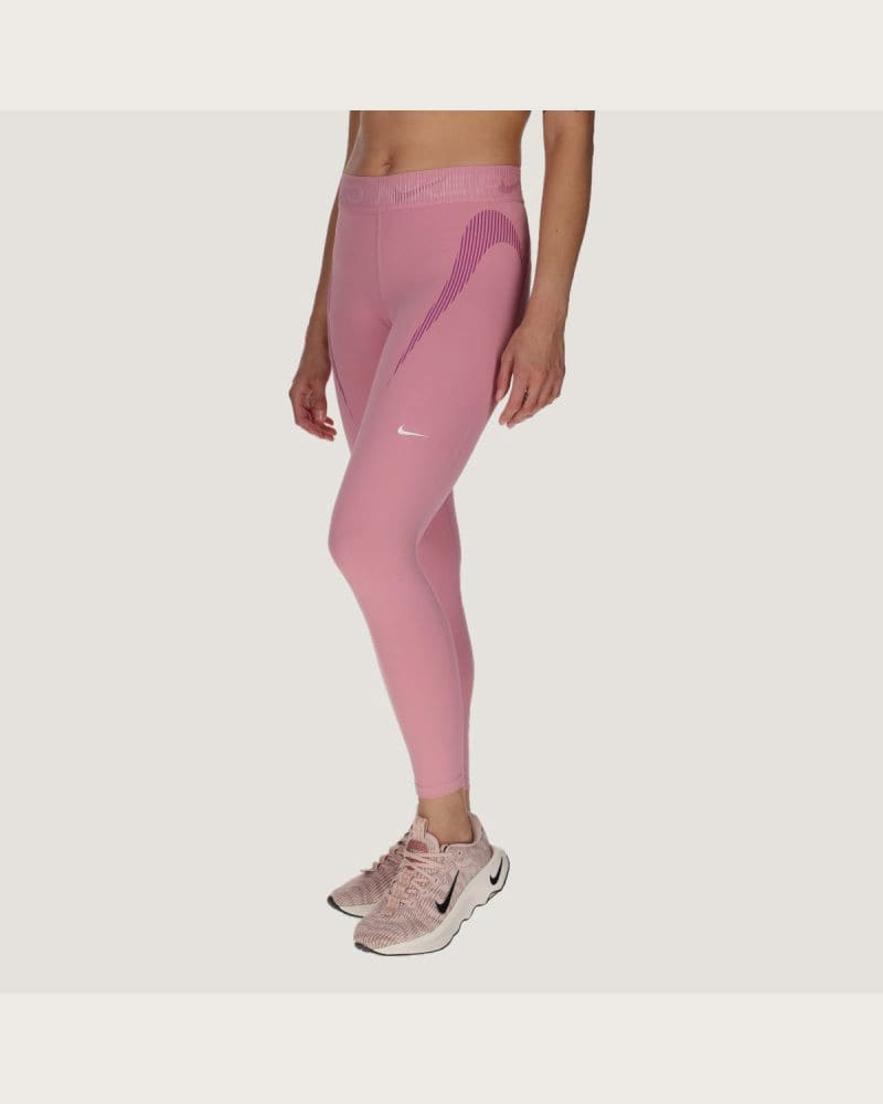 Dámske legíny NIKE PRO W NP DF MR 7 8 TIGHT TT GRX-699-Pink – fotka 4