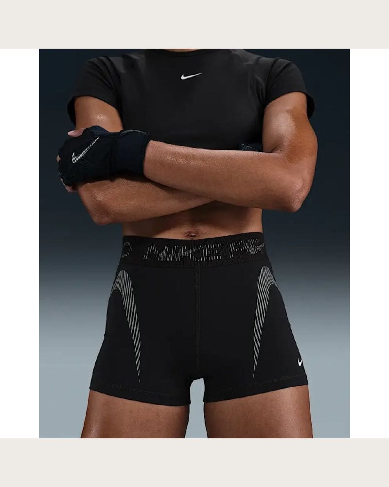 Dámske tréningové kraťasy NIKE PRO W NP DF MR 3IN SHORT TT GRX-010-Black – fotka 5