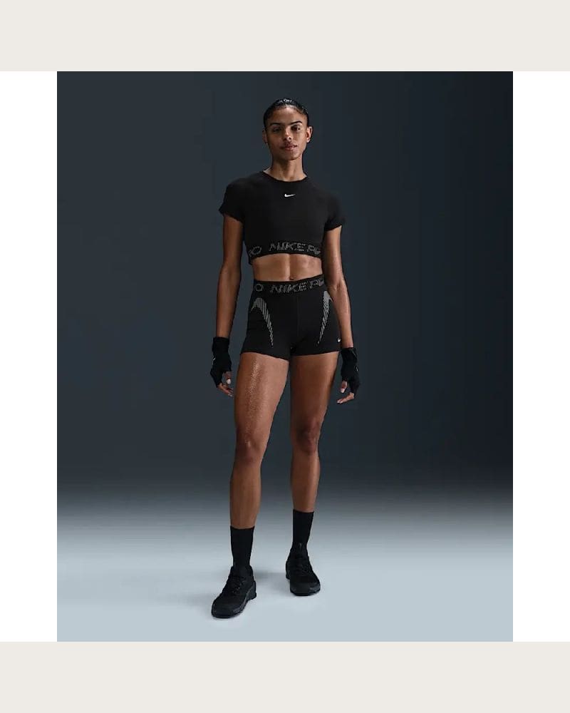 Dámske tréningové kraťasy NIKE PRO W NP DF MR 3IN SHORT TT GRX-010-Black – fotka 6