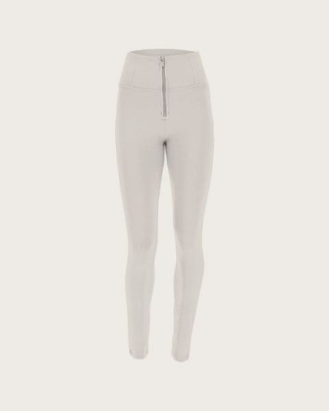 Dámske jeggings nohavice FREDDY WR.UP® skinny push up organic cotton trousers with high waist-Beige