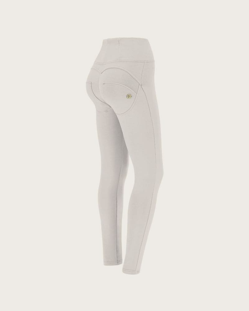 Dámske jeggings nohavice FREDDY WR.UP® skinny push up organic cotton trousers with high waist-Beige – fotka 2