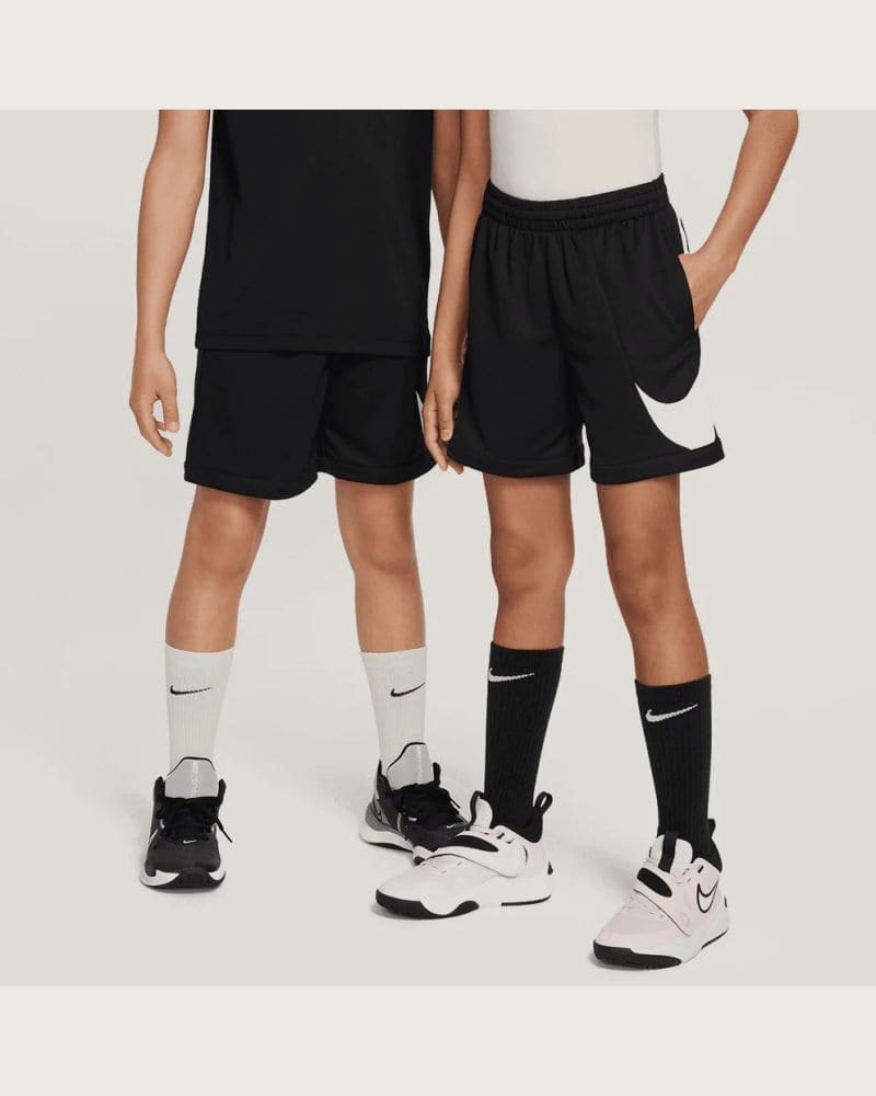 Chlapčenské tréningové kraťasy NIKE Multi+ Jr black white black – fotka 5