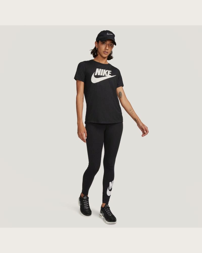 Dámske legíny NIKE W NSW NK CLSC GX HR TIGHT FTRA BLACK WHITE – fotka 3