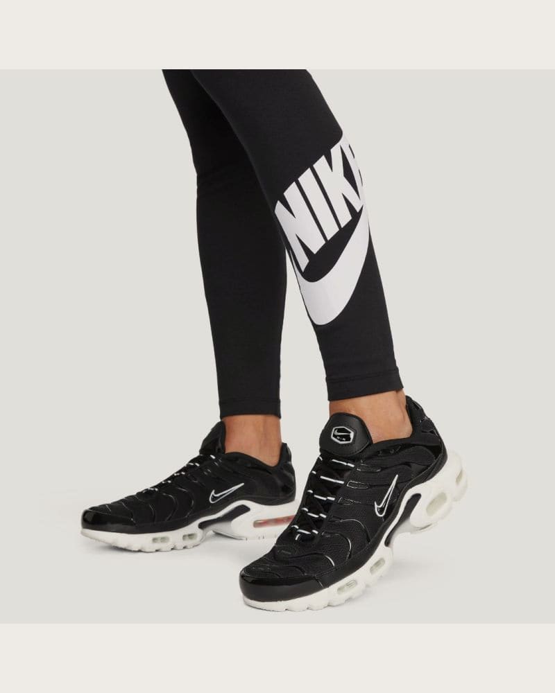 Dámske legíny NIKE W NSW NK CLSC GX HR TIGHT FTRA BLACK WHITE – fotka 5