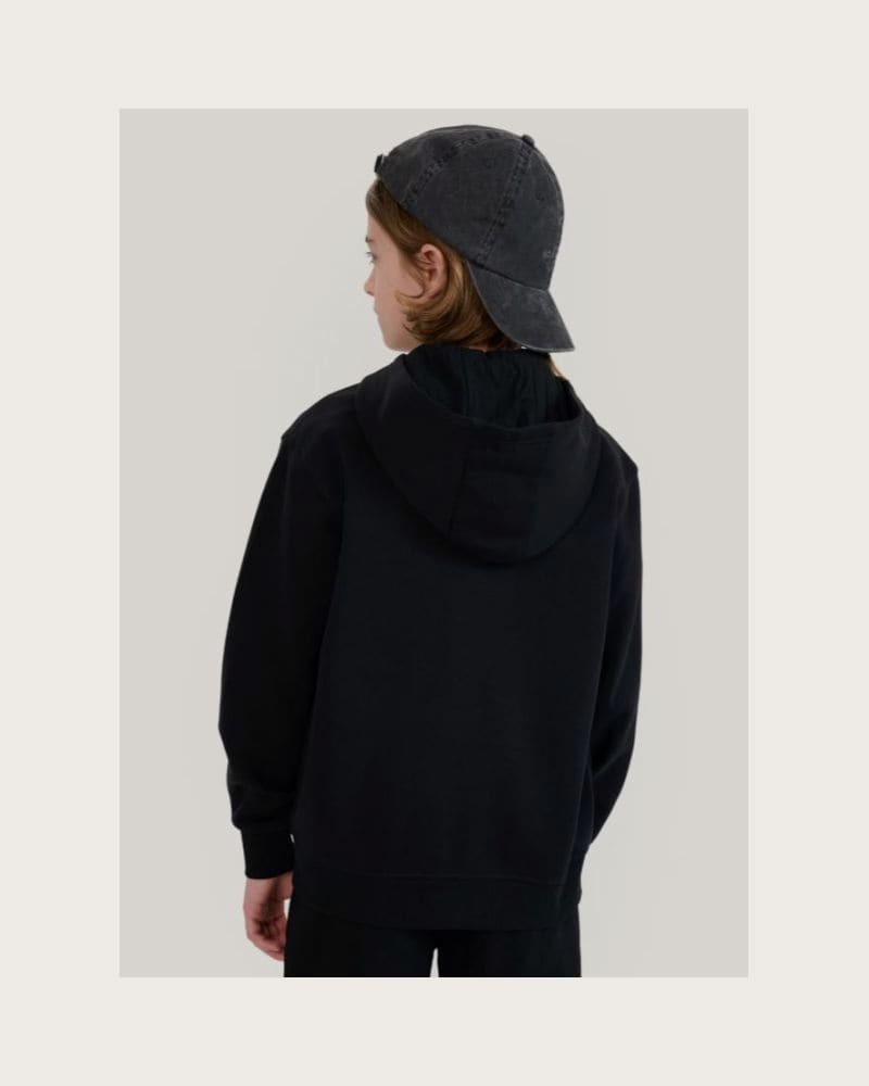 Chlapčenská zateplená mikina so zipsom 4F JUNIOR SWEATSHIRT M1859-4FJWMM00TSWSM1859-20S-DEEP BLACK – fotka 3