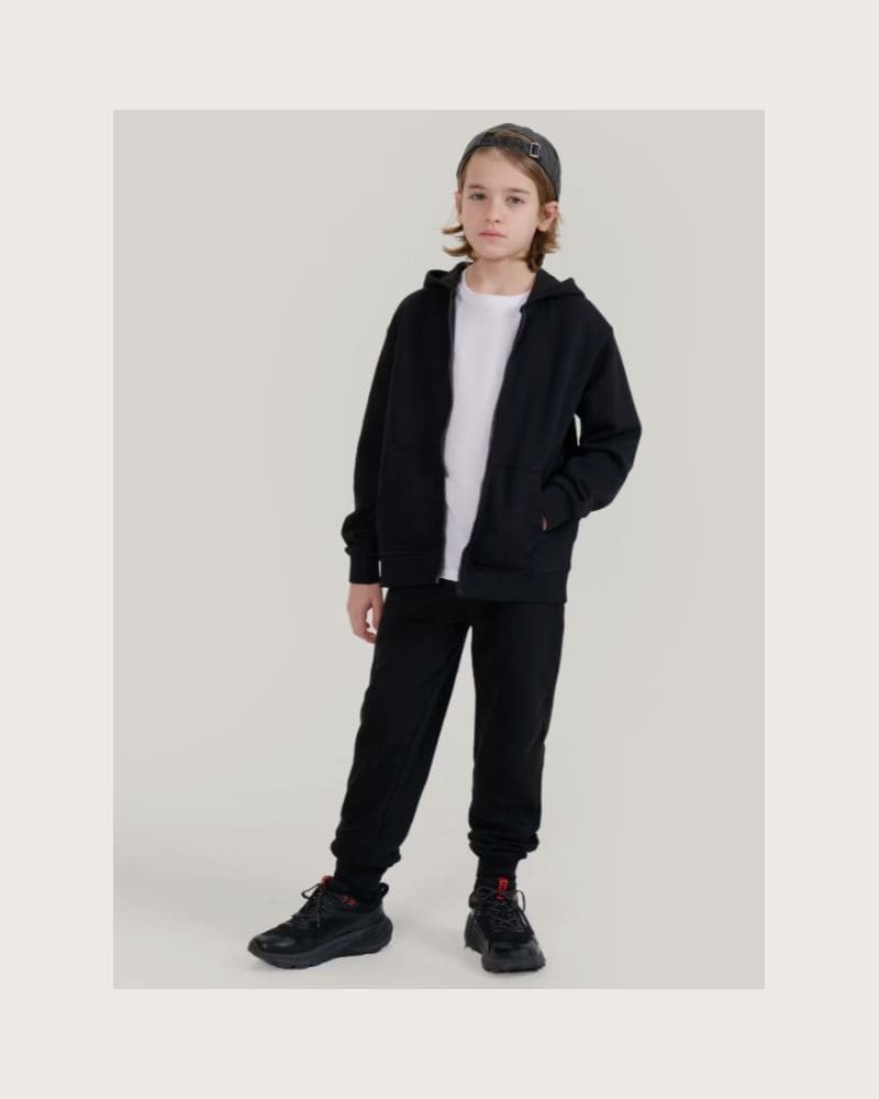 Chlapčenská zateplená mikina so zipsom 4F JUNIOR SWEATSHIRT M1859-4FJWMM00TSWSM1859-20S-DEEP BLACK – fotka 4