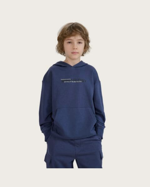 Chlapčenská mikina s kapucňou 4F JUNIOR SWEATSHIRT-JWSS25TSWSM1511-22S-GREY