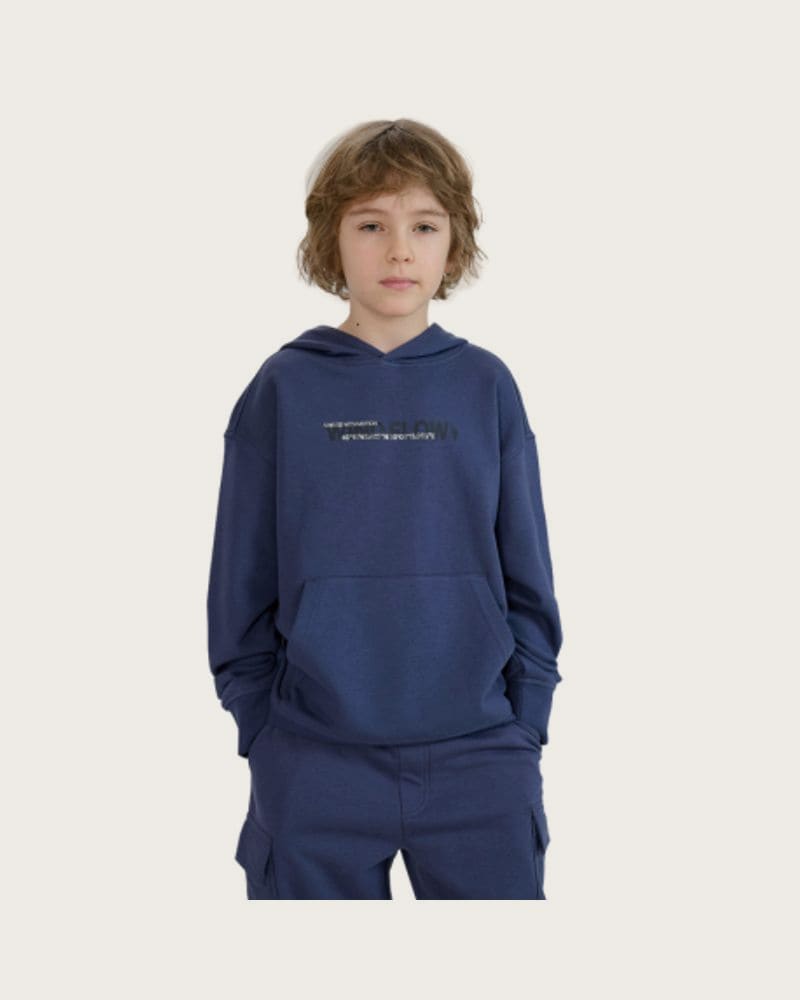 Chlapčenská mikina s kapucňou 4F JUNIOR SWEATSHIRT-JWSS25TSWSM1511-22S-GREY