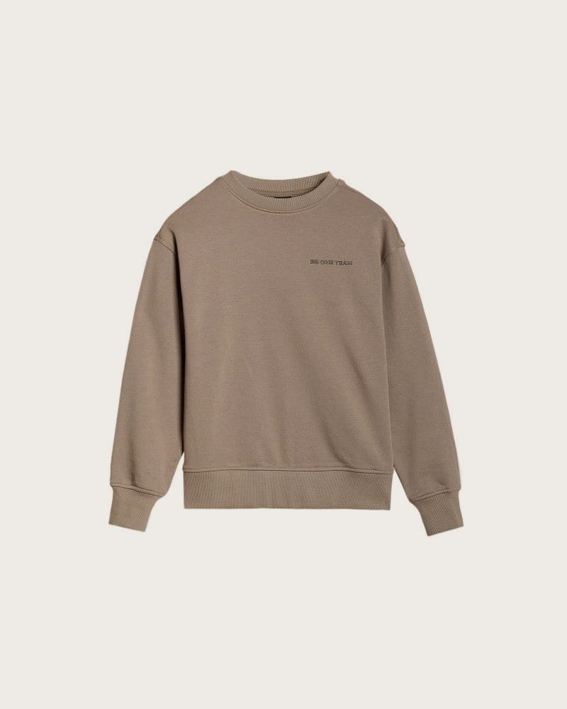 Chlapčenská mikina 4F JUNIOR SWEATSHIRT-JWSS25TSWSM1713-83S-BEIGE – fotka 5