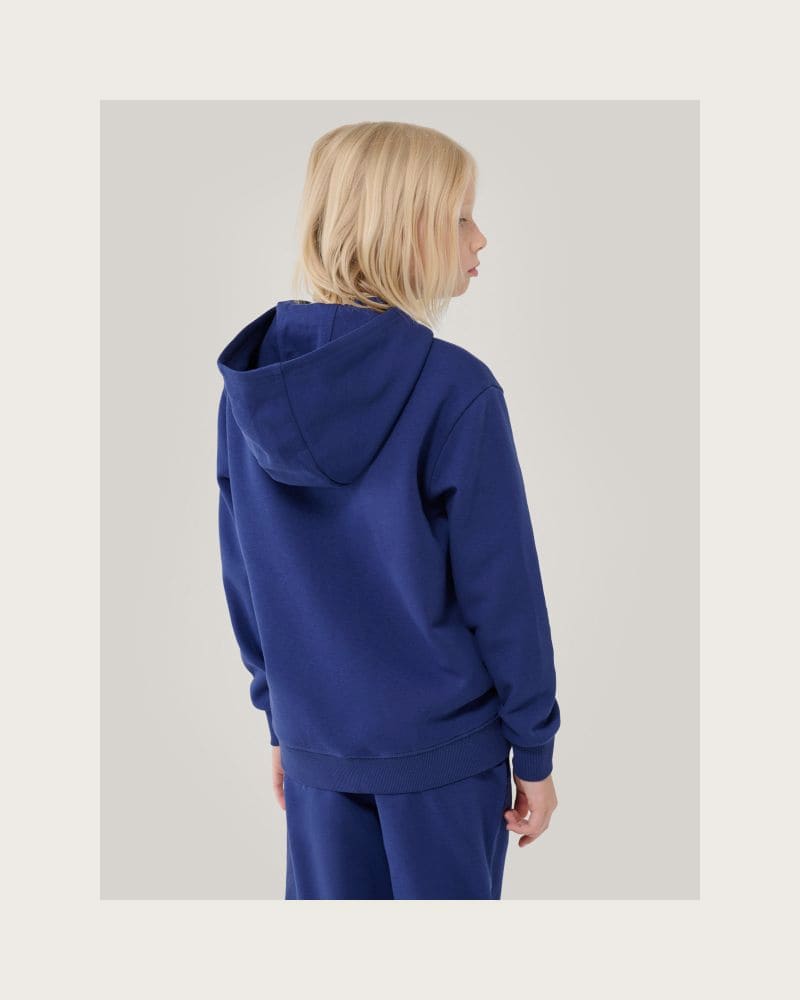 Chlapčenská mikina so zipsom 4F JUNIOR SWEATSHIRT-JWSS25TSWSM1851-36S-BLUE – fotka 5