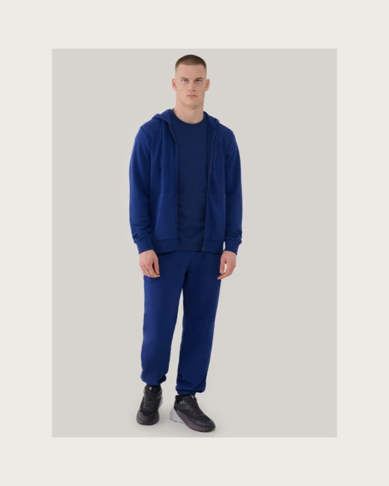 Pánska mikina so zipsom 4F SWEATSHIRT-WMM00TSWSM1768-031S-NAVY – fotka 5