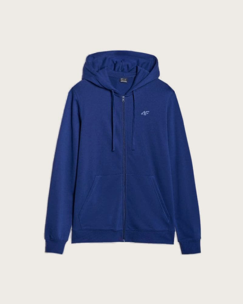 Pánska mikina so zipsom 4F SWEATSHIRT-WMM00TSWSM1768-031S-NAVY – fotka 7