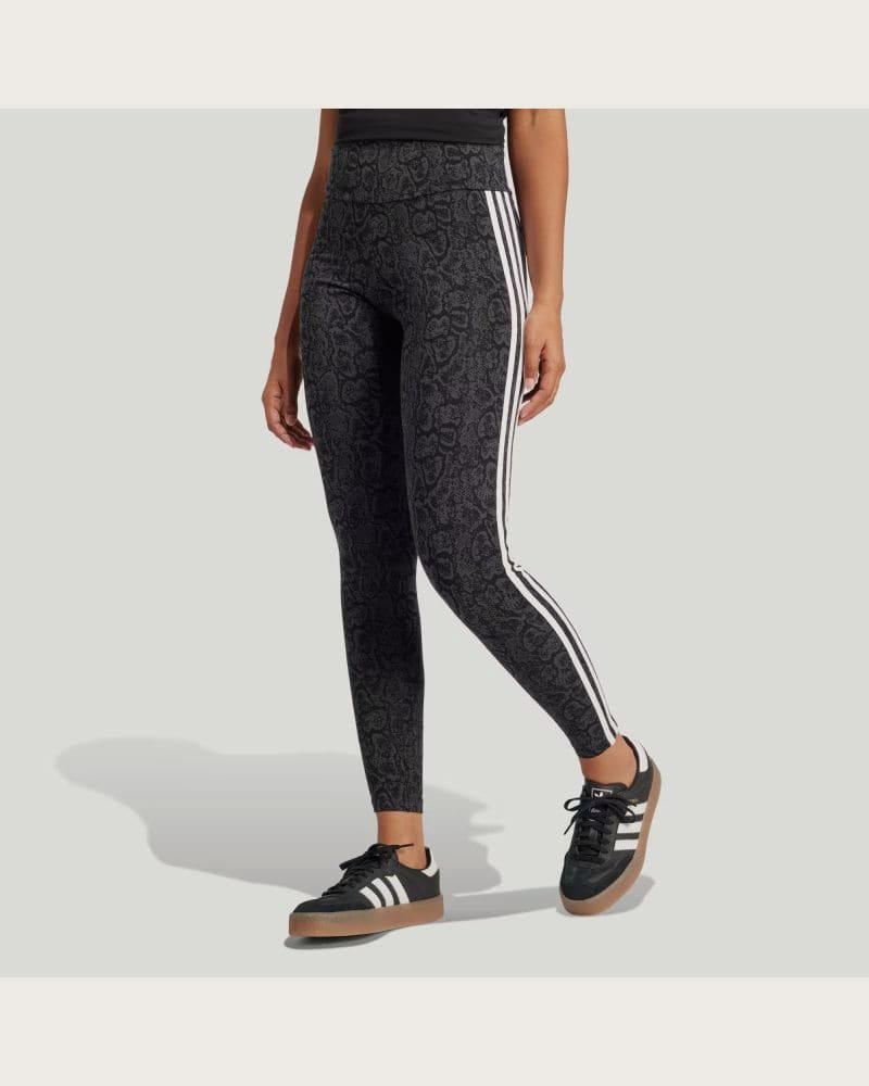 Dámske legíny ADIDAS ORIGINALS SNAKE AOP LGNGS-JC5751-Grey – fotka 2