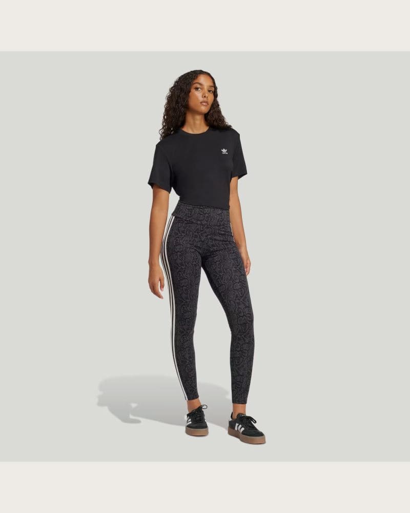 Dámske legíny ADIDAS ORIGINALS SNAKE AOP LGNGS-JC5751-Grey – fotka 4